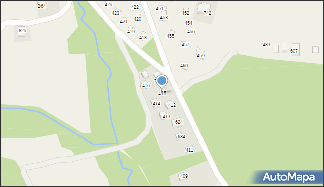 Krzczonów, Krzczonów, 415, mapa Krzczonów