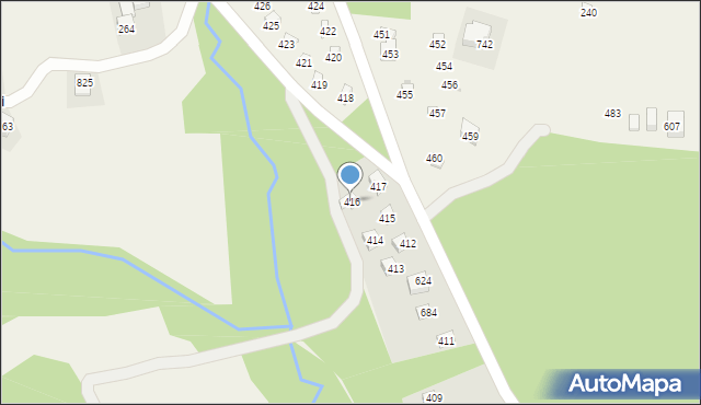 Krzczonów, Krzczonów, 416, mapa Krzczonów