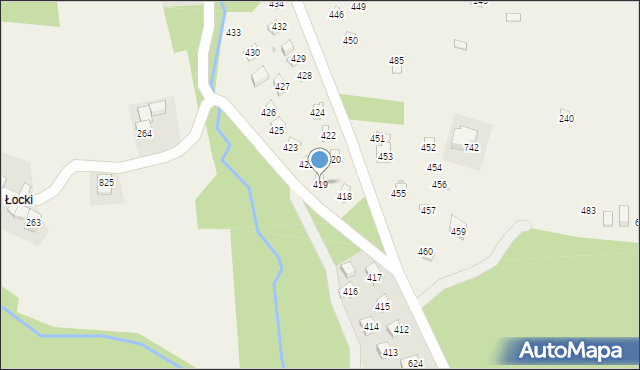 Krzczonów, Krzczonów, 419, mapa Krzczonów