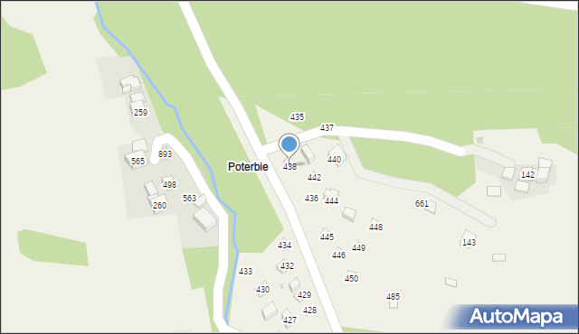 Krzczonów, Krzczonów, 438, mapa Krzczonów