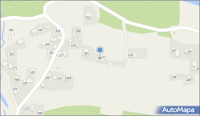 Krzczonów, Krzczonów, 581, mapa Krzczonów