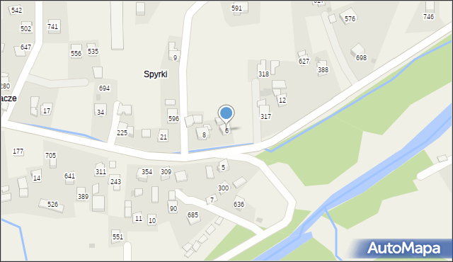 Krzczonów, Krzczonów, 6, mapa Krzczonów