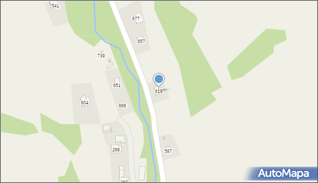 Krzczonów, Krzczonów, 619, mapa Krzczonów