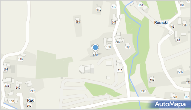 Krzczonów, Krzczonów, 630, mapa Krzczonów