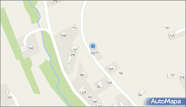 Krzczonów, Krzczonów, 632, mapa Krzczonów