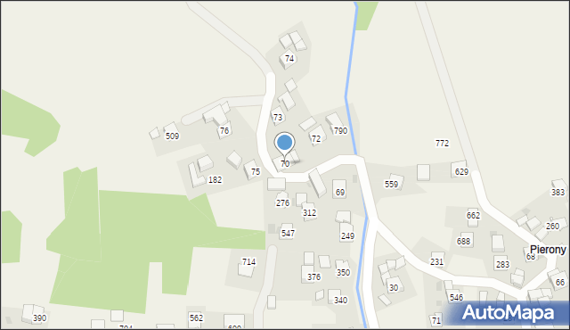 Krzczonów, Krzczonów, 70, mapa Krzczonów