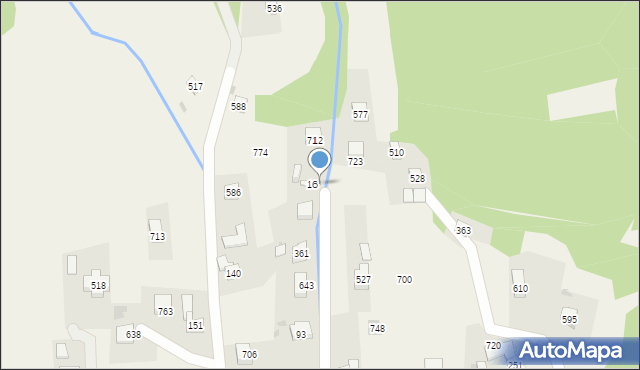 Krzczonów, Krzczonów, 701, mapa Krzczonów