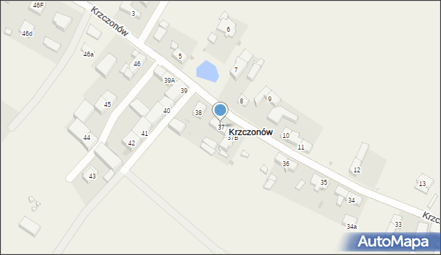 Krzczonów, Krzczonów, 37, mapa Krzczonów