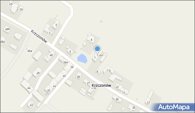 Krzczonów, Krzczonów, 7A, mapa Krzczonów