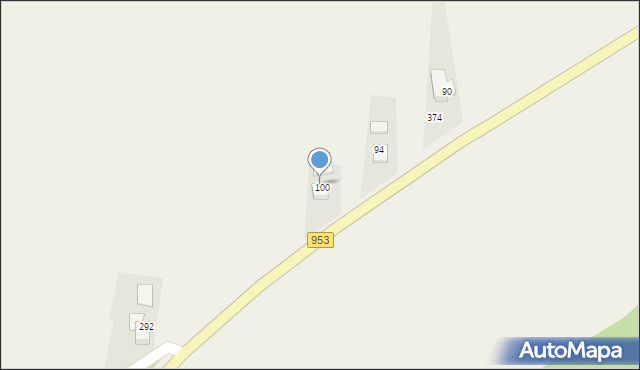 Krzęcin, Krzęcin, 291, mapa Krzęcin