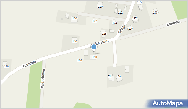 Krzęcin, Krzęcin, 32, mapa Krzęcin