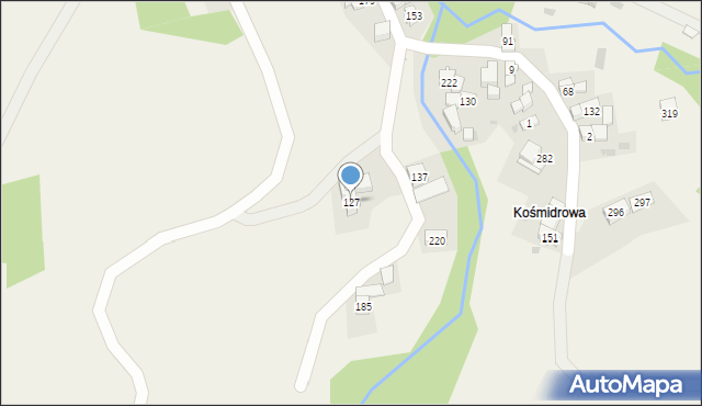 Krzeczów, Krzeczów, 127, mapa Krzeczów