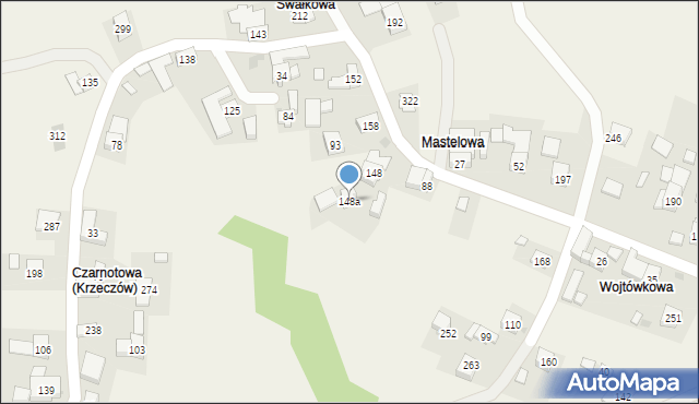 Krzeczów, Krzeczów, 148a, mapa Krzeczów