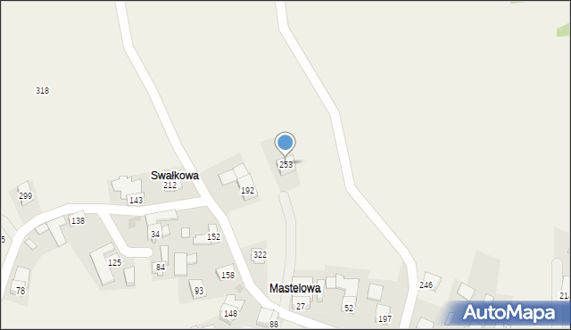 Krzeczów, Krzeczów, 253, mapa Krzeczów