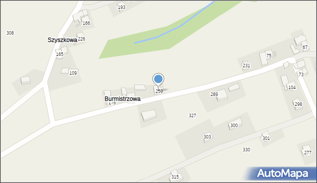 Krzeczów, Krzeczów, 259, mapa Krzeczów