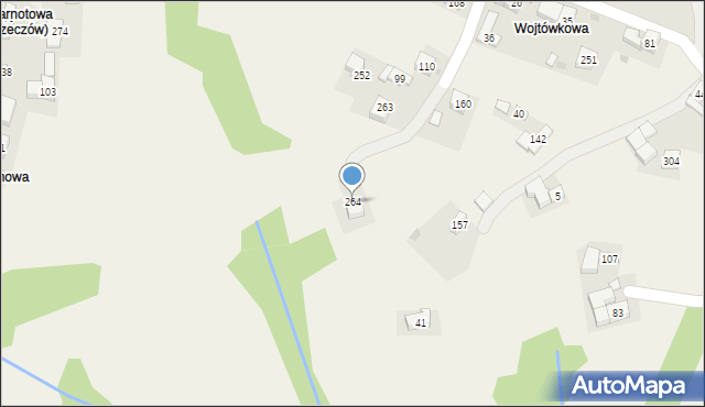 Krzeczów, Krzeczów, 264, mapa Krzeczów