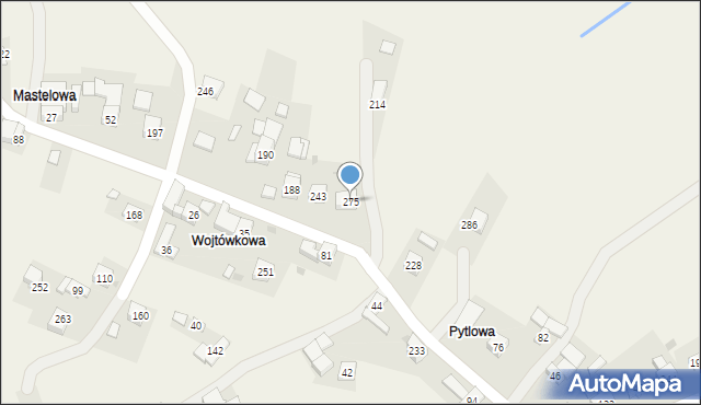 Krzeczów, Krzeczów, 275, mapa Krzeczów