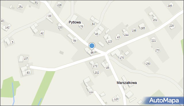 Krzeczów, Krzeczów, 95, mapa Krzeczów