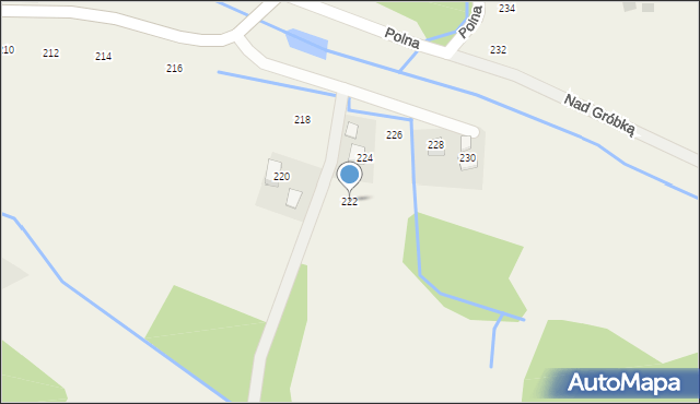 Krzeczów, Krakowska, 222, mapa Krzeczów