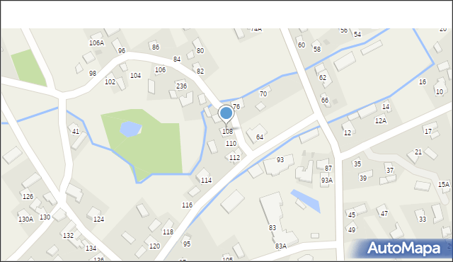 Krzeczowice, Krzeczowice, 108, mapa Krzeczowice