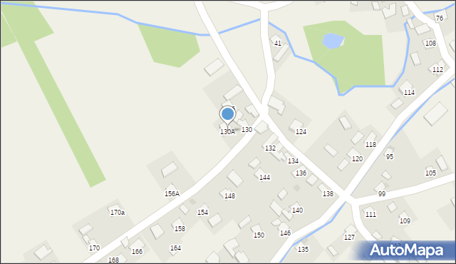 Krzeczowice, Krzeczowice, 130A, mapa Krzeczowice