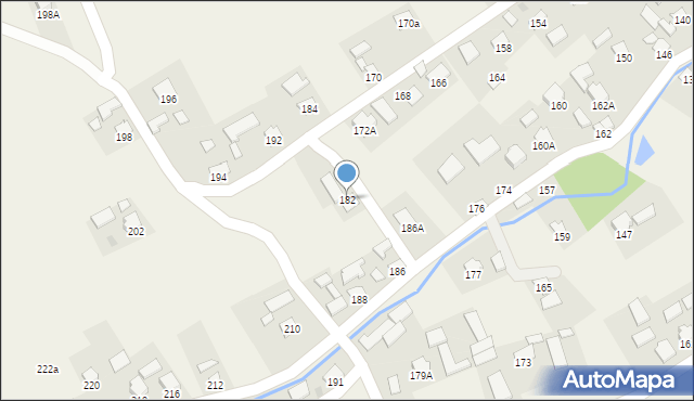 Krzeczowice, Krzeczowice, 182, mapa Krzeczowice