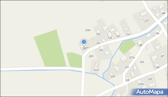 Krzeczowice, Krzeczowice, 224, mapa Krzeczowice