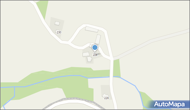 Krzeczowice, Krzeczowice, 228, mapa Krzeczowice