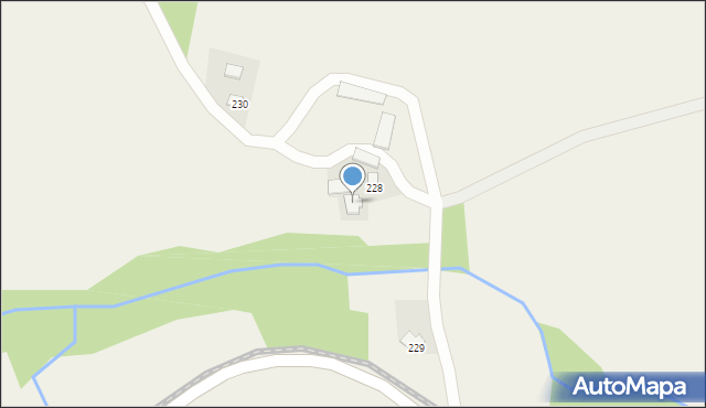 Krzeczowice, Krzeczowice, 228a, mapa Krzeczowice