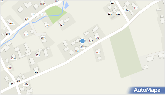 Krzeczowice, Krzeczowice, 242, mapa Krzeczowice