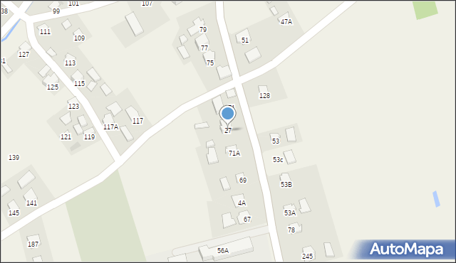 Krzeczowice, Krzeczowice, 27, mapa Krzeczowice
