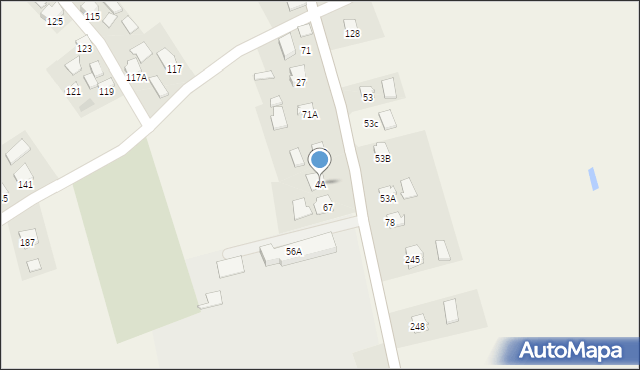 Krzeczowice, Krzeczowice, 4A, mapa Krzeczowice