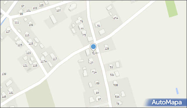 Krzeczowice, Krzeczowice, 71, mapa Krzeczowice