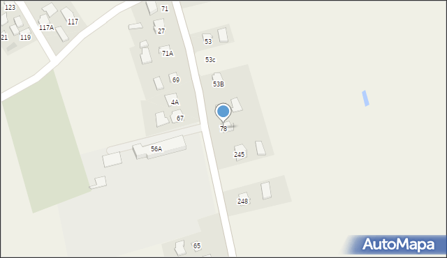 Krzeczowice, Krzeczowice, 78, mapa Krzeczowice