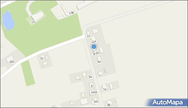 Krzeczowice, Krzeczowice, 9, mapa Krzeczowice