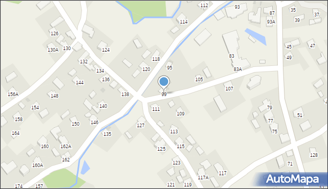 Krzeczowice, Krzeczowice, 99, mapa Krzeczowice