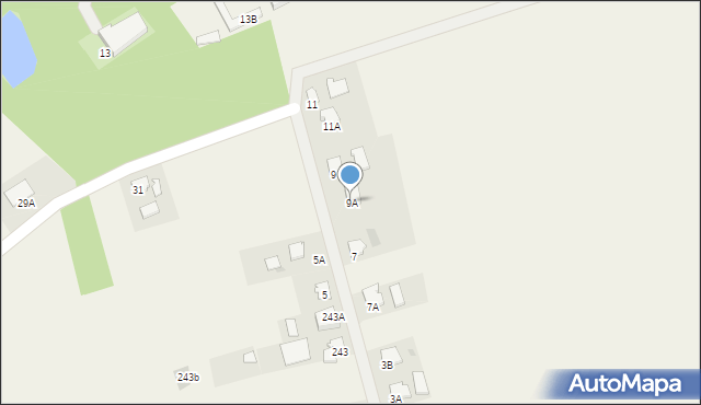 Krzeczowice, Krzeczowice, 9A, mapa Krzeczowice