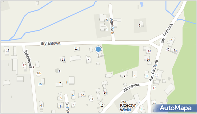 Krzeczyn Wielki, Krzeczyn Wielki, 24c, mapa Krzeczyn Wielki