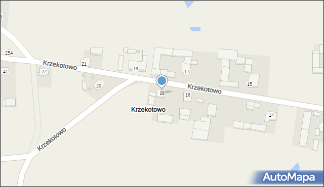 Krzekotowo, Krzekotowo, 18, mapa Krzekotowo