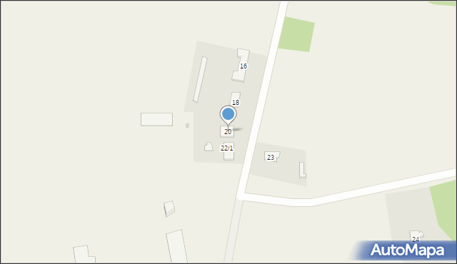 Krzekoty, Krzekoty, 20, mapa Krzekoty
