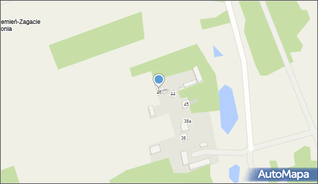 Krzemień-Zagacie, Krzemień-Zagacie, 46, mapa Krzemień-Zagacie