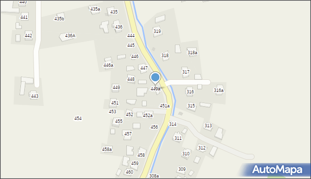 Krzemienica, Krzemienica, 449a, mapa Krzemienica