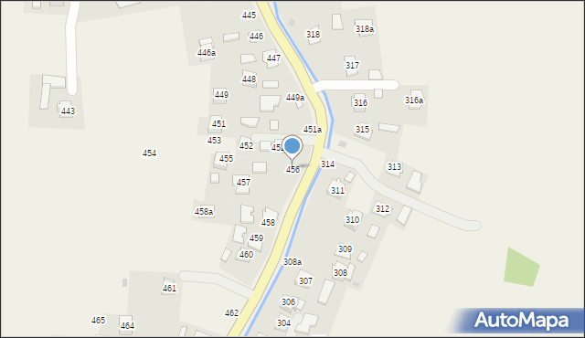 Krzemienica, Krzemienica, 456, mapa Krzemienica