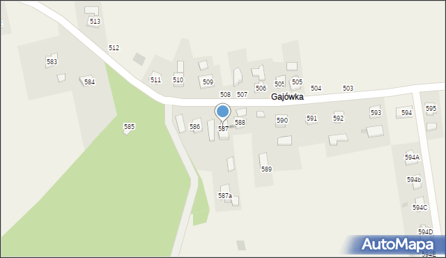 Krzemienica, Krzemienica, 587, mapa Krzemienica