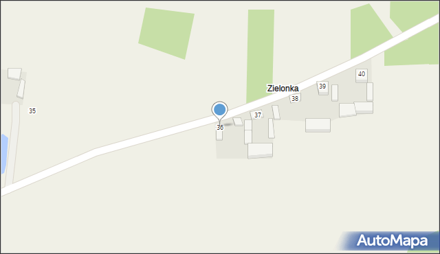 Krzemienica, Krzemienica, 36, mapa Krzemienica