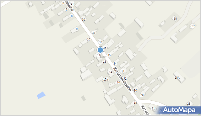 Krzemieniewice, Krzemieniewice, 12, mapa Krzemieniewice
