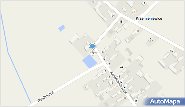 Krzemieniewice, Krzemieniewice, 2A, mapa Krzemieniewice