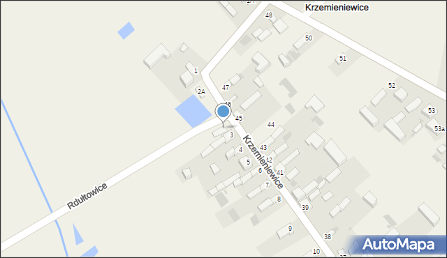 Krzemieniewice, Krzemieniewice, 3A, mapa Krzemieniewice