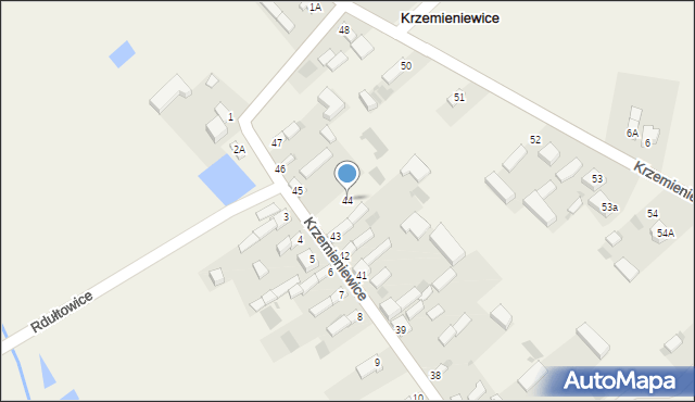 Krzemieniewice, Krzemieniewice, 44, mapa Krzemieniewice