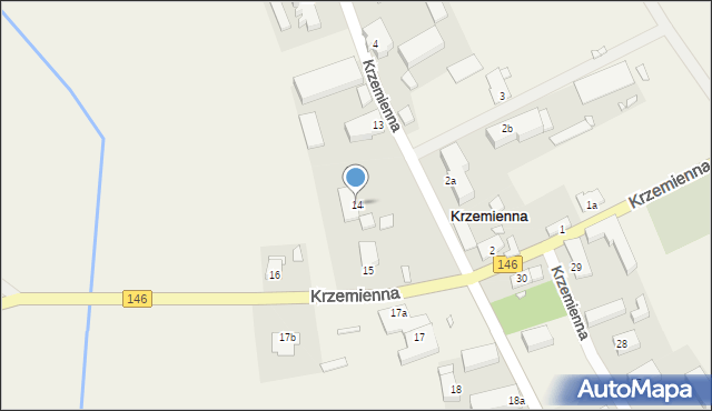 Krzemienna, Krzemienna, 14, mapa Krzemienna